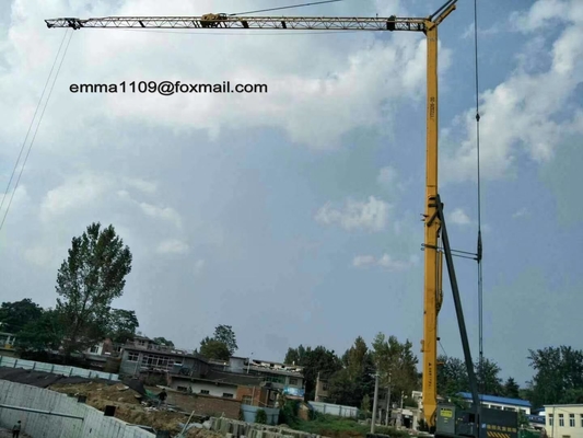 China 2000kg Moving Self Erect Crane Tower 20meter Height For 2 Layer Building supplier