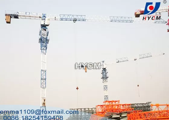 China 10tons PT6020 Less Head Tower Cranes 50m To 180m Height Buildings supplier