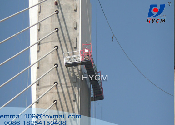 China 630KG Load Lifting Cradle Gondola ZLP630 Suspended Platform with Wire rope supplier